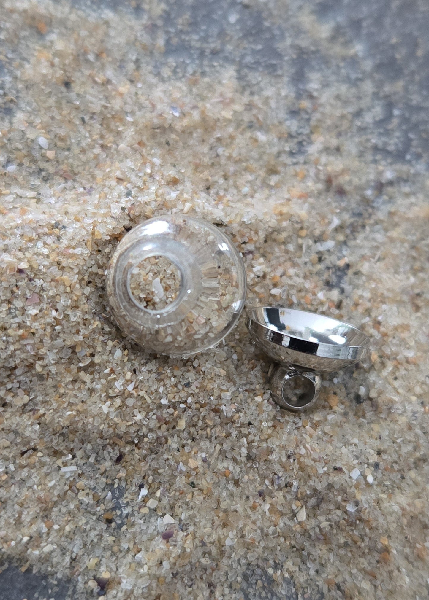 Porte-clés de plage sable et tong