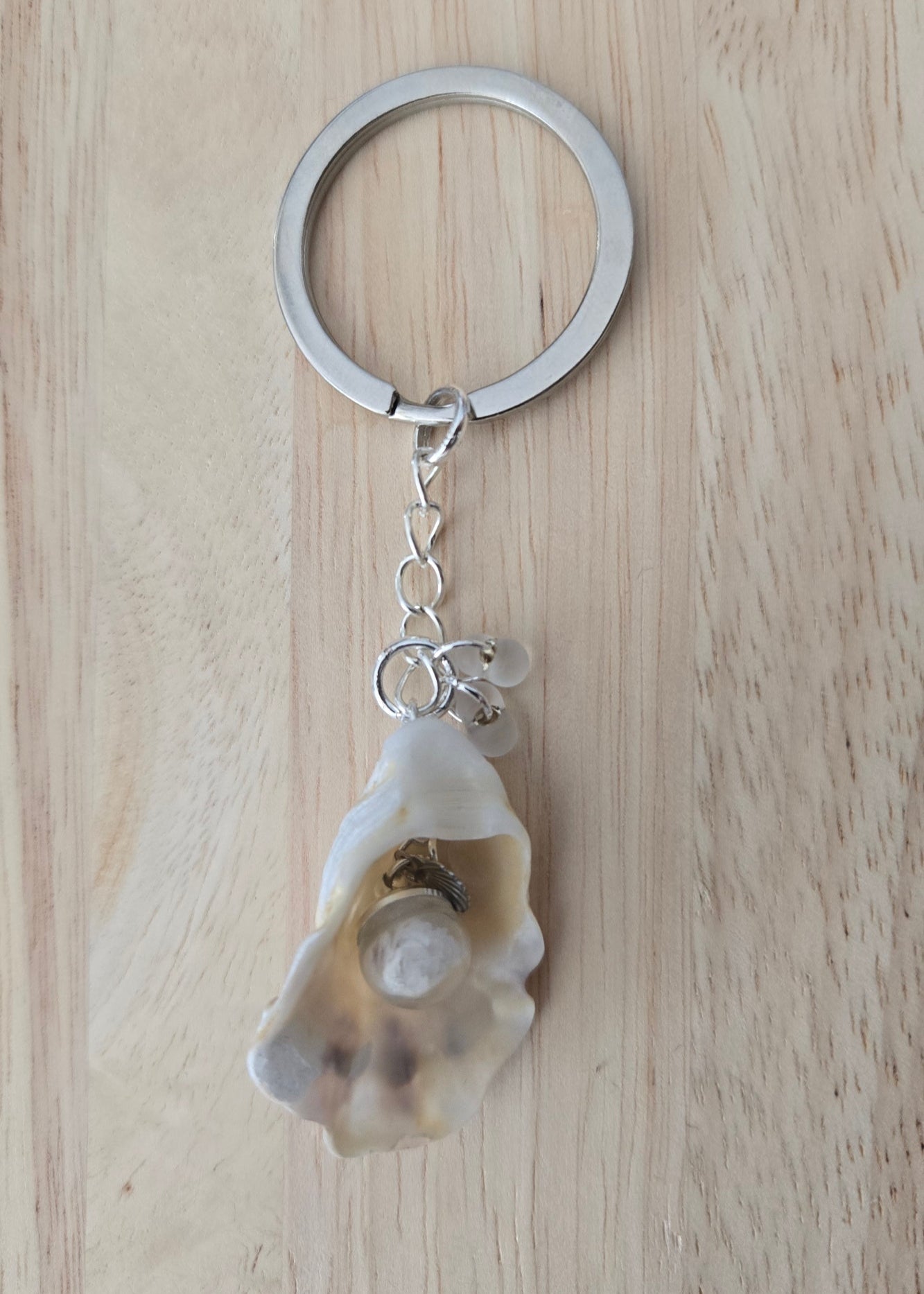 Porte-clés huitre et coquillage