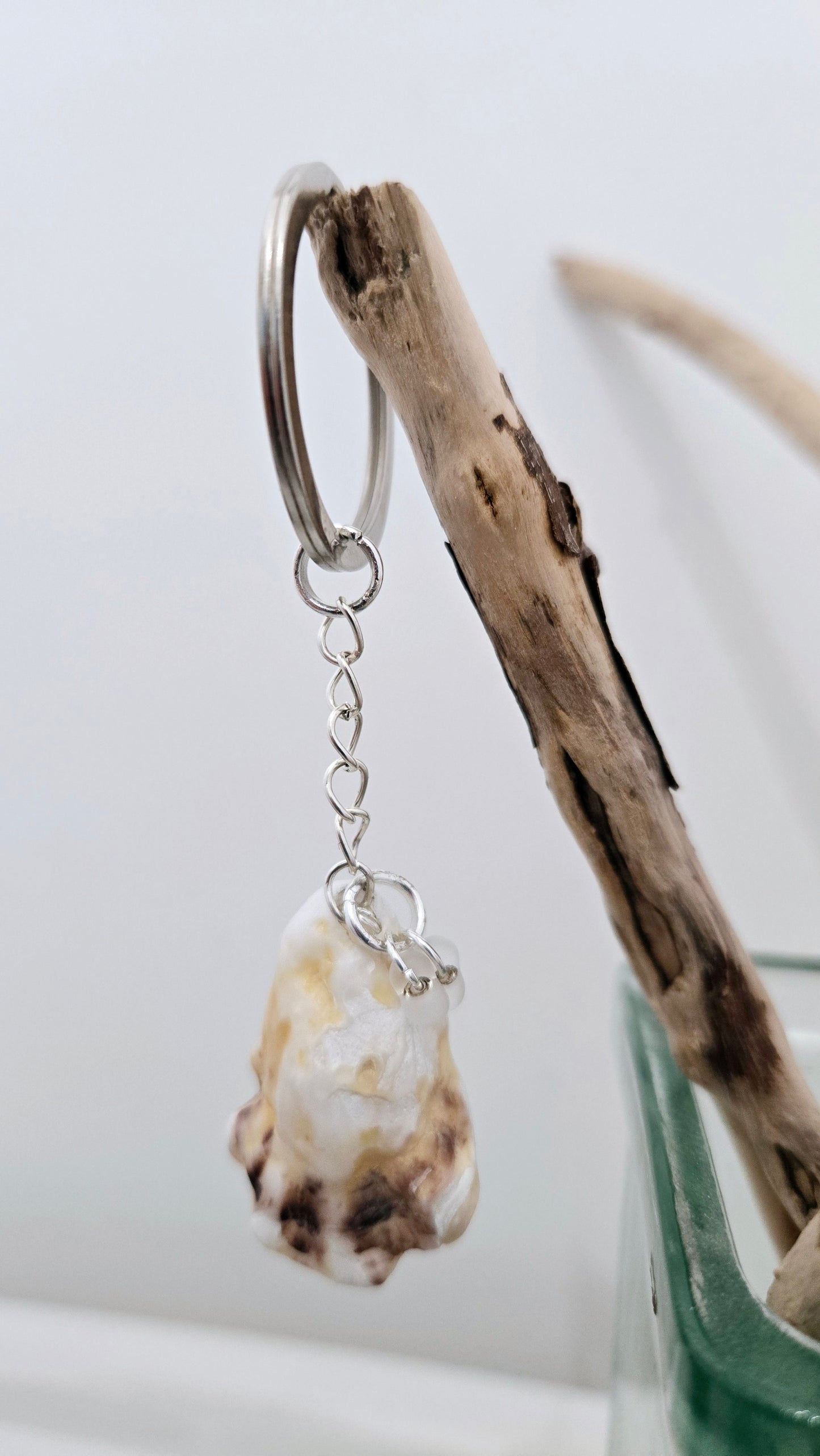 Porte-clés huitre et coquillage