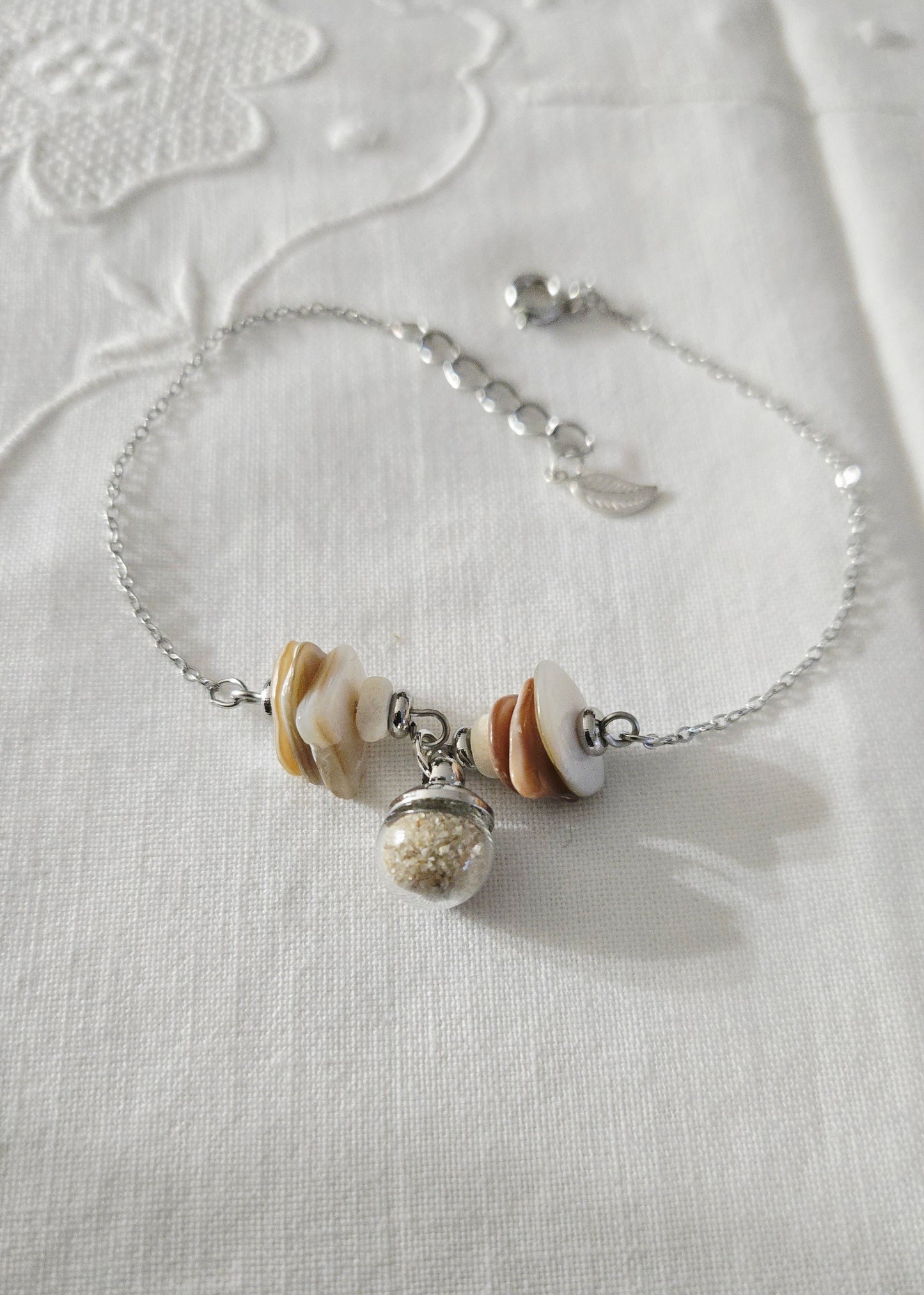 Parure bijoux nacre
