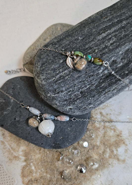 Bracelets perles sable de plage