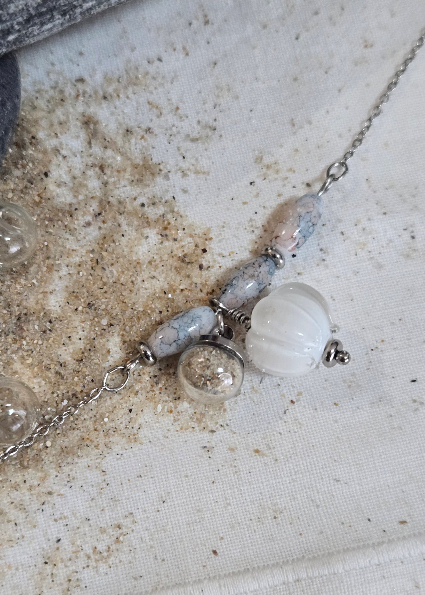 Bracelets perles sable de plage