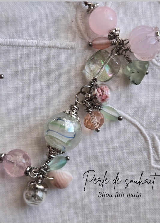Bracelet Rose poudré