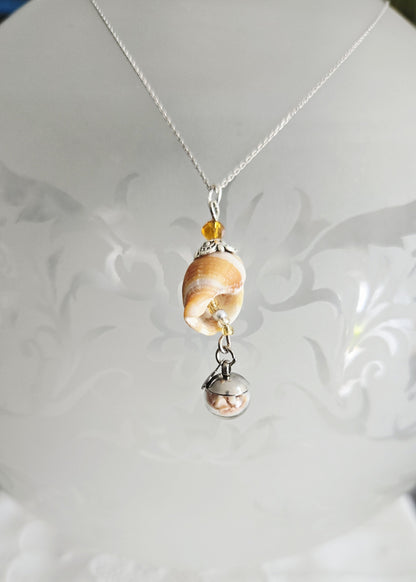 Pendentifs coquillages naturels