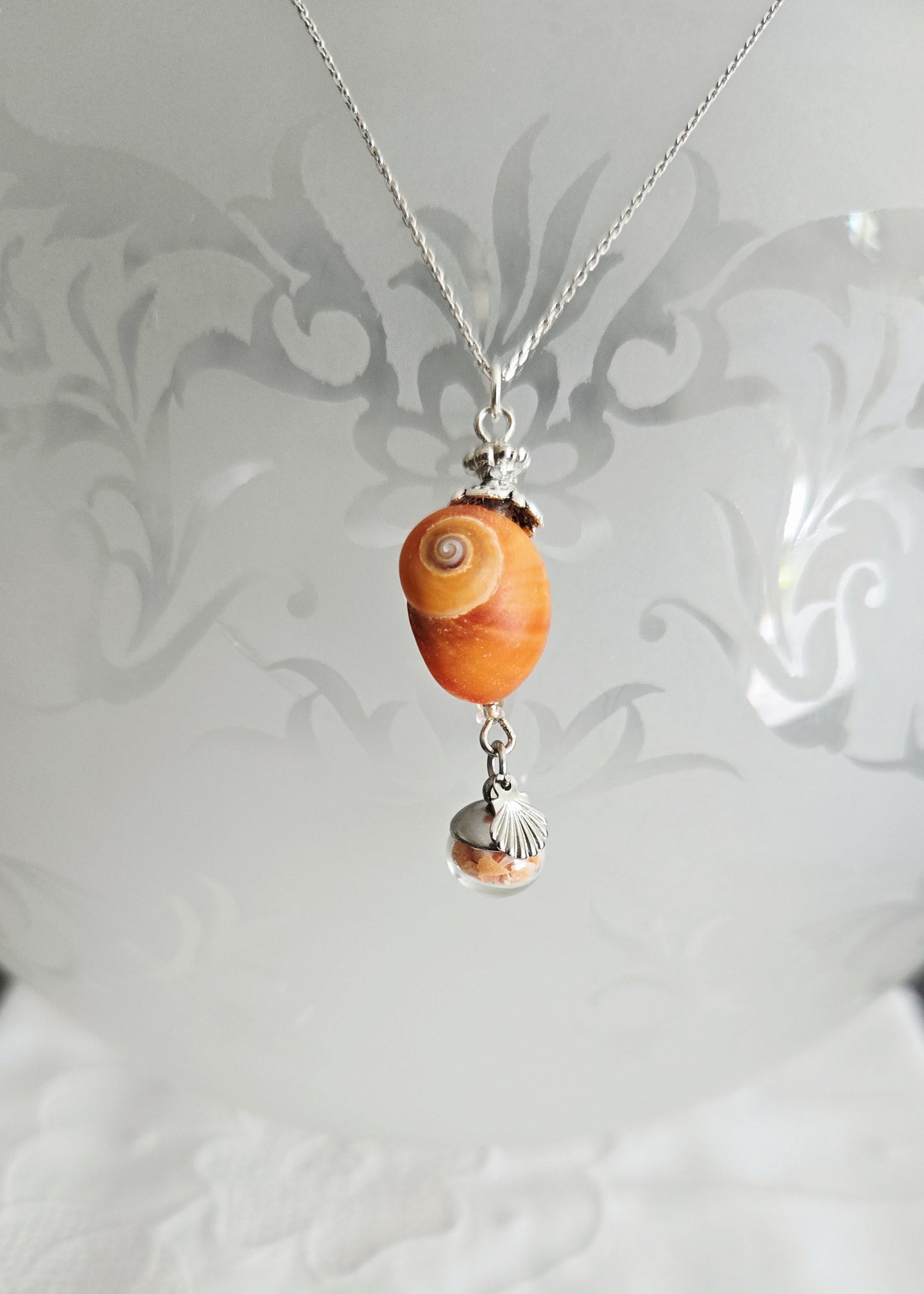 Pendentifs coquillages naturels