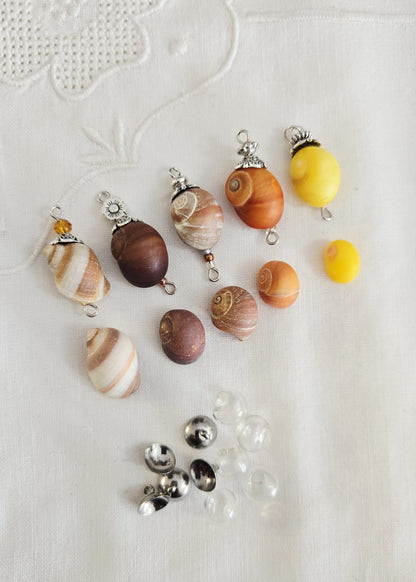 Pendentifs coquillages naturels