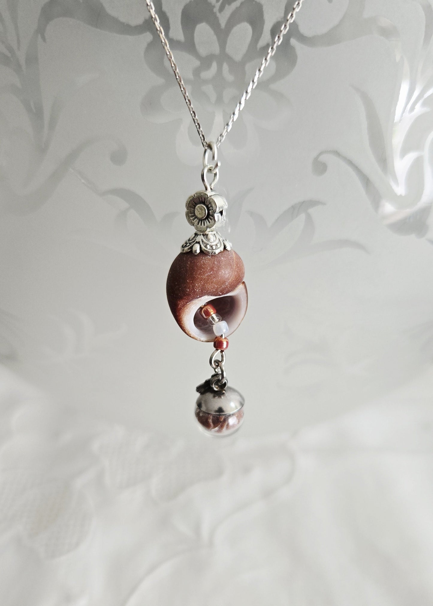 Pendentifs coquillages naturels