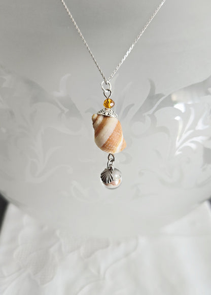 Pendentifs coquillages naturels