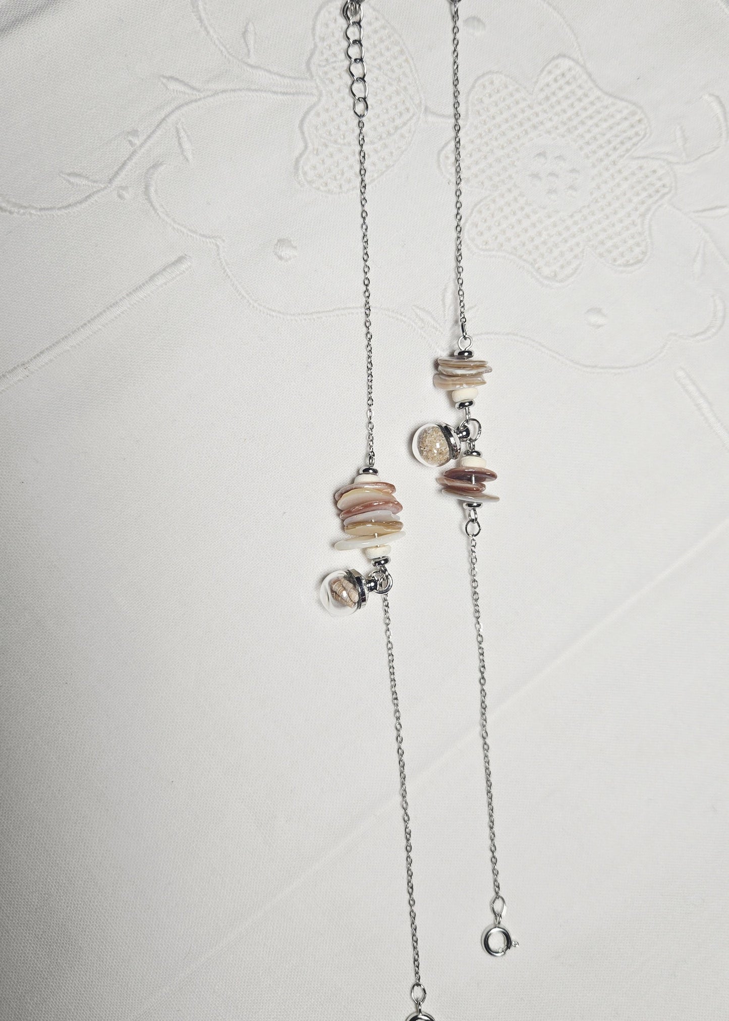 Parure bijoux nacre