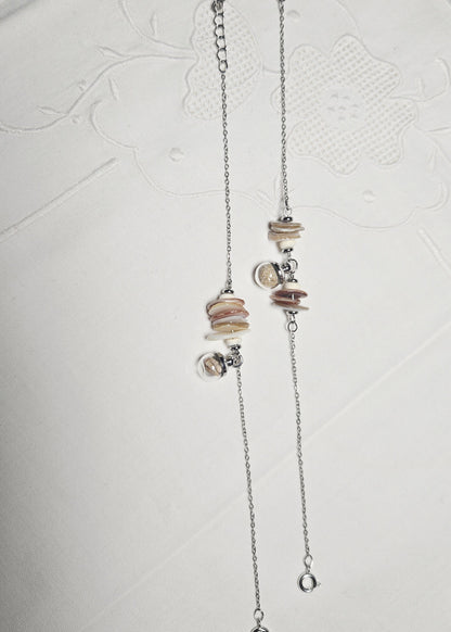 Parure bijoux nacre