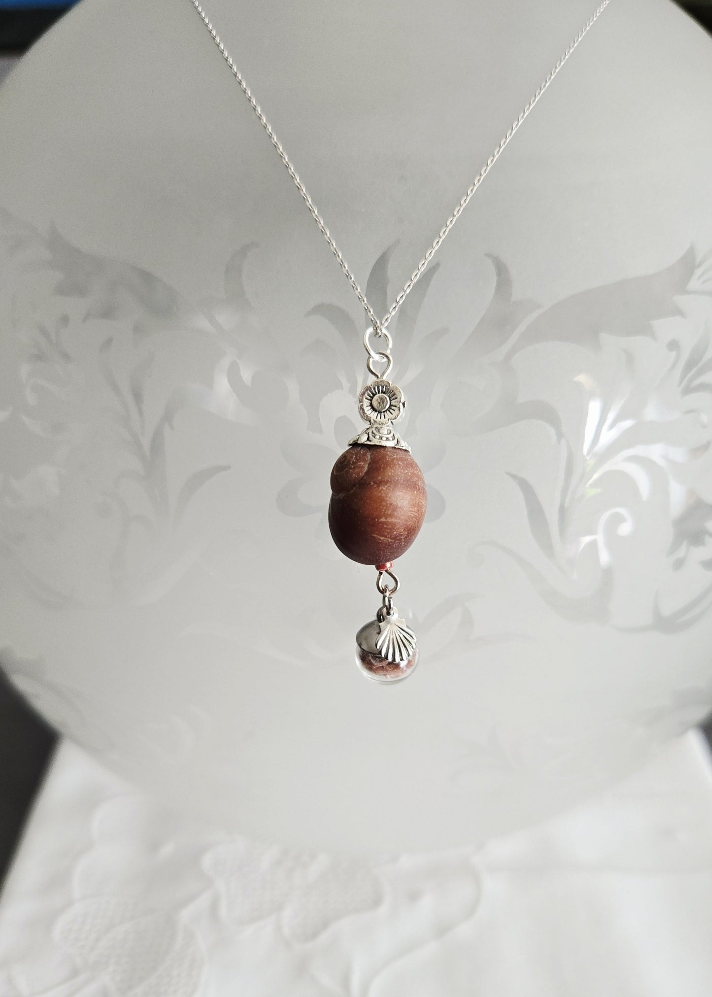 Pendentifs coquillages naturels